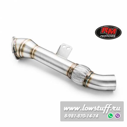 Даунпайп BMW G30, G31 540i, 540ix B58 + SILENCER  RM Motors 111118S/5