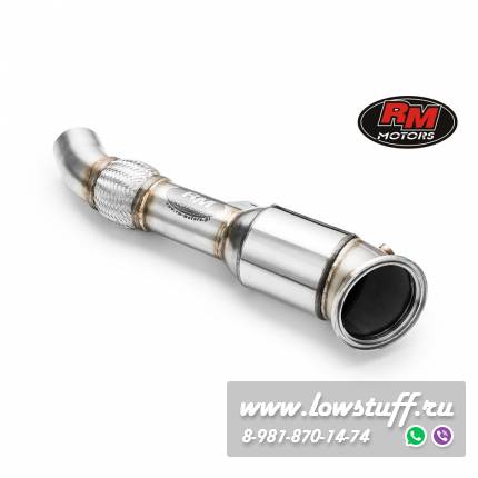 Даунпайп BMW G30, G31 540i, 540ix B58 Euro 3 + cat RM Motors 111118C/5