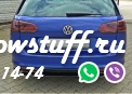 Центральный задний сплиттер VW GOLF MK7 R универсал (without a vertical bar)