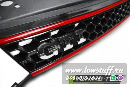 Решетка радиатора ATRAPA VW GOLF 6 GTI стиль