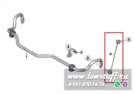 BMW X3 F25, BMW X4 F26 комплект рычагов передней подвески большой 10 деталей LOWSTUFF 53BM0031