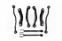 Chrysler 300C LX LE, Dodge Charger LC LD , Challenger LC LD, Magnum LX Комплект рычагов задней подвески 8шт LOWSTUFF 53CH0003