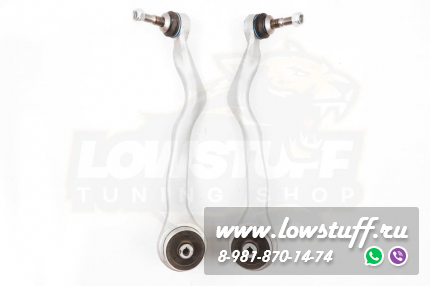 BMW F32 F33 F34 F36 RWD Комплект рычагов передней подвески LOWSTUFF 53BM0035 8 деталей с рулевыми тягами и наконечниками