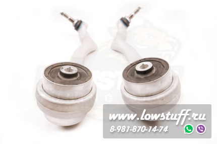 BMW F32 F33 F34 F36 RWD Комплект рычагов передней подвески LOWSTUFF 53BM0035 8 деталей с рулевыми тягами и наконечниками