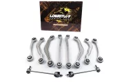 Mercedes W221, C216 Комплект рычагов задней подвески 8шт LOWSTUFF 53MB0036