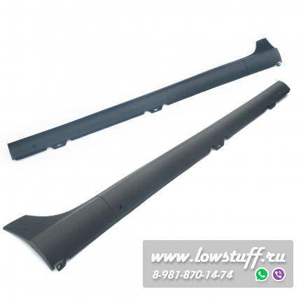 VW Golf 5 5 дверей пластиковые накладки на пороги Gti, R32 стиль LOWSTUFF SSVWG5R32