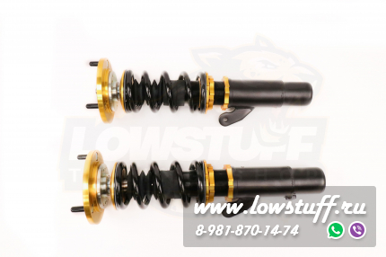 BMW E81 E82 E87 E88 E90 E91 E92 E93 передние винтовые стойки фултап койловеры с регулировкой высоты и жесткости LOWSTUFF EVO-III FRONTLSCSBM063-1