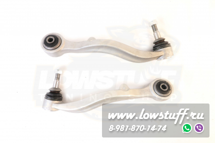 BMW E65 E66 Комплект рычагов передней подвески  6шт с рулевыми тягами и наконечниками без стоек стабилизатора LOWSTUF 53BM0030-6