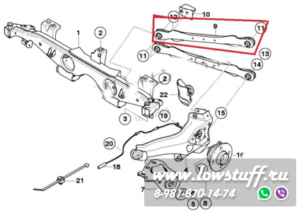 Mini R50 R52 R53 55 R56 R57 R58 R59 R60 R61 Регулируемые развальные рычаги задней оси LOWSTUFF DS 66DSMINR50