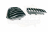 Решетки радиатора BMW X3 F25 2015-2017 X4 F26 2015-2017 ноздри одинарные черные глянцевые в Performace стиле