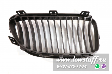 BMW E92 2010-2013 Решетки радиатора M3 стиль ноздри черные глянцевые одинарные shadow line LOWSUFF RGBMWE92LCIX1GLBK
