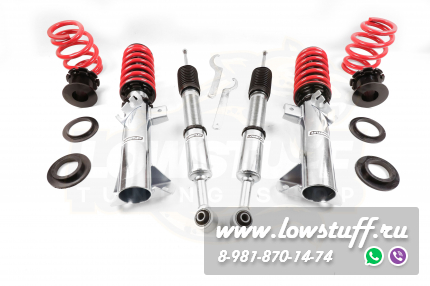 BMW E36 купе, седан, compact, touring винтовая подвеска с регулировкой высоты и преднатяга LOWSTUFF EVO-II LSCSBM012