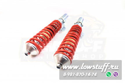Audi A1 8X, Skoda Fabia Rapid, VW Polo, Polo Sedan, Polo LIftback пара передних винтовых стоек койловеров с регулировкой высоты LOWSTUFF EVO-I FSRLLSCSVW111x2