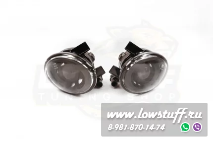 Противотуманные фары Seat Alhambra 7N, VW Beettle 5C, EOS, Caddy 2K, Golf 6, Jetta 6,Tiguan 5N, Touran 1T2 птф прозрачные с линзами LOWSTUFF FGLVWG6CLEARLENSM