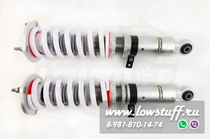 Toyota MARK II, Chaser, Cresta JZX90, JZX100 Винтовая подвеска LOWSTUFF EVO-4 фултап койловеры с регулировкой высоты и жесткости LSCSTO104