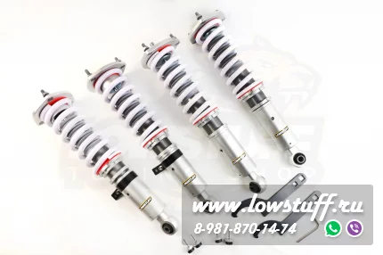 Toyota MARK II, Chaser, Cresta JZX90, JZX100 Винтовая подвеска LOWSTUFF EVO-4 фултап койловеры с регулировкой высоты и жесткости LSCSTO104
