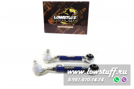 Honda Pilot 2009-2015, Acura MDX 2007-2013, Acura ZDX 2010-2013 Задние верхние регулируемые развальные рычаги LOWSTUFF DS 66DSHOPIL2