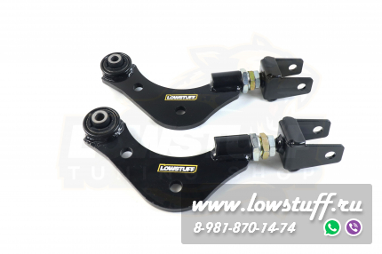 Toyota Camry V70, RAV4 XA50, C-HR 18, VENZA 2020, Lexus ES 2019, LEXUS NX AZ20 2022, UX ZA10 2018 верхние регулируемые серповидные развальные рычаги задней оси LOWSTUFF LSCATORAV4X50