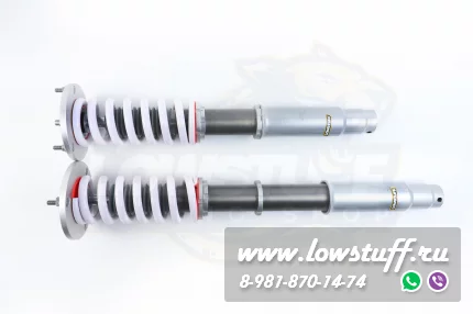 Mercedes Benz W220 Винтовая подвеска фултап койловеры с регулировкой высоты и жесткости LOWSTUFF EVO-4 LSCSMB114