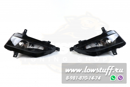 VW Jetta 7 Противотуманные фары прозрачное стекло LOWSTUFF FGLVWJ7CLEAR