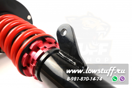 MINI F55 F56 Винтовая подвеска фултап койловеры с регулировкой высоты и жесткости LOWSTUFF LOWSTUFF DS DSCMINF56