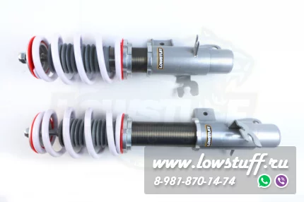 Mini R55 R56 2006-2014 Винтовая подвеска фултап койловеры с регулировкой высоты и жесткости LOWSTUFF EVO-4 LSCSMIN024