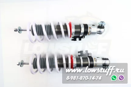 Mini R55 R56 2006-2014 Винтовая подвеска фултап койловеры с регулировкой высоты и жесткости LOWSTUFF EVO-4 LSCSMIN024