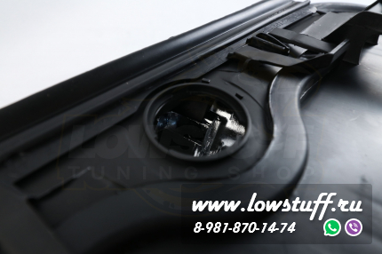 BMW E39 1995-2000 дорестайл фары c белыми ангельскими глазами прозрачное стекло белый поворотник LOWSTUFF HLBMWE39ANGYECLWHITEFKSH