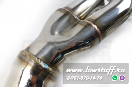 BMW E39 E38 с 8ти цилиндровыми моторами M60 М62 выпускной коллектор нержавеющая сталь