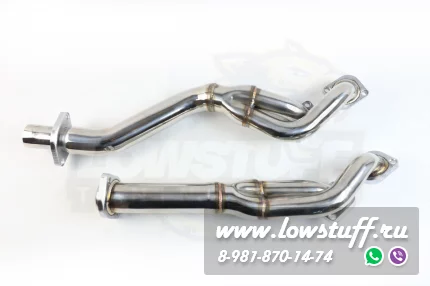 BMW E39 E38 с 8ти цилиндровыми моторами M60 М62 выпускной коллектор нержавеющая сталь