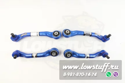 Audi A4 B8, A5 B8, A6 C7, A7 4G, Q5 8R Регулируемые передние верхние развальные рычаги LOWSTUFF DS 65DSAUA4B8