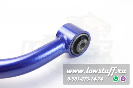 Lexus IS XE20 06-13, GS S190 06-11, Toyota MARK X / REIZ X120 04-09, MARK X / REIZ X13x 09-, CROWN MAJESTA URS 20#/18# 04-09 передние верхние регулируемые развальные рычаги LOWSTUFF DS 65DSTOISXE20