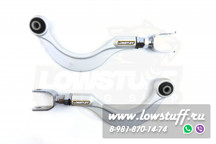 Toyota Alphard Velfire AH40 Регулируемые серповидные развальные рычаги задней оси LOWSTUFF DS 66DSTOALPAH40
