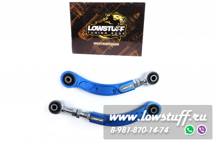 Audi Q7 I 4L, Porsche Cayenne I 955, 957, VW Touareg I 7L, Touareg II 7P Задние регулируемые развальные рычаги LOWSTUFF DS 66DSAUQ74L