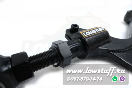 Toyota RAV4 XA30 XA40, Harrier SU6#, Lexus NX AZ10 верхние регулируемые серповидные развальные рычаги задней оси LOWSTUFF DS 66DSTORAVA30