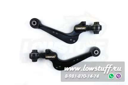 Toyota RAV4 XA30 XA40, Harrier SU6#, Lexus NX AZ10 верхние регулируемые серповидные развальные рычаги задней оси LOWSTUFF DS 66DSTORAVA30