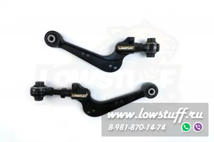 Toyota RAV4 XA30 XA40, Harrier SU6#, Lexus NX AZ10 верхние регулируемые серповидные развальные рычаги задней оси LOWSTUFF DS 66DSTORAVA30