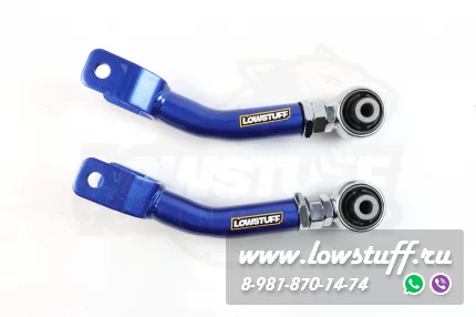 Jeep Cherokee KL, Chrysler 200 верхние регулируемые серповидные развальные рычаги задней оси LOWSTUFF DS 66DSJEEPCHRKKL