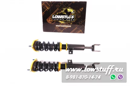 BMW F10 F11 F12 F13 F01 F06 RWD Винтовая подвеска койловеры для передней оси с регулировкой высоты и жесткости EVO-III FRONTLSCSBM133