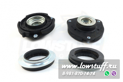 VW PQ Audi A3 8P Q3 8U Skoda Octavia A5 Superb 3T Yeti, VW Eos, Golf 5 Jetta 5, Passat B6 B7 CC Touran Scirocco пара верхних опор переднего амортизатора с опорными подшипниками LOWSTUFF 62VW0007