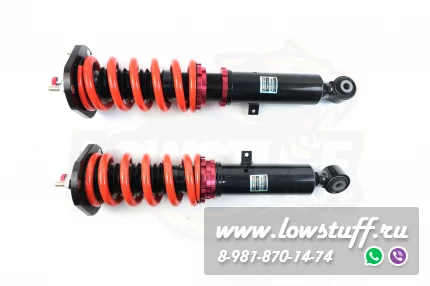 Lexus IS200 XE10, Toyota Altezza, Mark X110 Винтовая подвеска фултап койловеры с регулировкой высоты и жесткости LOWSTUFF LOWSTUFF DS DSCLEISXE10