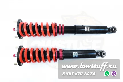 Lexus IS200 XE10, Toyota Altezza, Mark X110 Винтовая подвеска фултап койловеры с регулировкой высоты и жесткости LOWSTUFF LOWSTUFF DS DSCLEISXE10