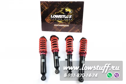 Lexus IS200 XE10, Toyota Altezza, Mark X110 Винтовая подвеска фултап койловеры с регулировкой высоты и жесткости LOWSTUFF LOWSTUFF DS DSCLEISXE10