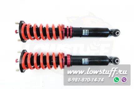 Lexus IS200 XE10, Toyota Altezza, Mark X110 Винтовая подвеска фултап койловеры с регулировкой высоты и жесткости LOWSTUFF LOWSTUFF DS DSCLEISXE10
