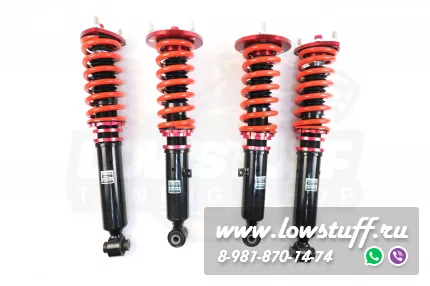 Lexus IS250 IS350 XE20, XE21 2006-2013, Lexus GS300 GS350 GS430 GS460 S190, S191 2005-2011 Винтовая подвеска фултап койловеры с регулировкой высоты и жесткости LOWSTUFF LOWSTUFF DS DSCLEISXE20