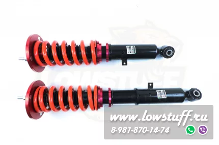 Lexus IS250 IS350 XE20, XE21 2006-2013, Lexus GS300 GS350 GS430 GS460 S190, S191 2005-2011 Винтовая подвеска фултап койловеры с регулировкой высоты и жесткости LOWSTUFF LOWSTUFF DS DSCLEISXE20