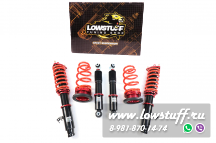 Mazda 6 GG 2004-2008 Винтовая подвеска фултап койловеры с регулировкой высоты и жесткости LOWSTUFF LOWSTUFF DS DSCMAZ6GG