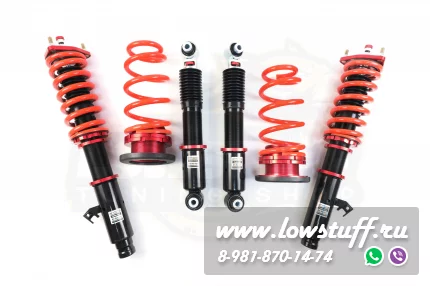 Mazda 6 GG 2004-2008 Винтовая подвеска фултап койловеры с регулировкой высоты и жесткости LOWSTUFF LOWSTUFF DS DSCMAZ6GG
