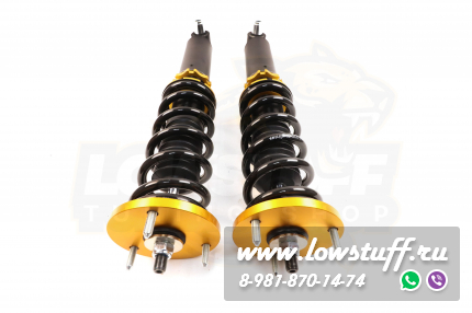 BMW E34 седан, touring Винтовая подвеска задней оси фултап койловеры с регулировкой высоты и жесткости LOWSTUFF EVO-III REARLSCSBM113