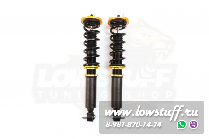 BMW E34 седан, touring Винтовая подвеска задней оси фултап койловеры с регулировкой высоты и жесткости LOWSTUFF EVO-III REARLSCSBM113